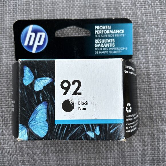 HP Other - Genuine HP 92 Black C3180 C3150 DeskJet 5440 (Retail Box) Exp 2017